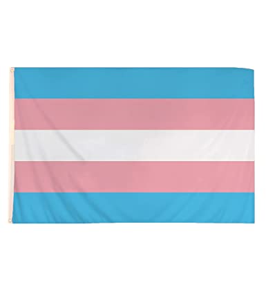 Transgender Flag - 5ft x 3ft Large Flag - 2 Eyelets - LGBT Gay Pride Events