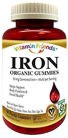Vitamin Friends Iron Adult Gummies Supplements