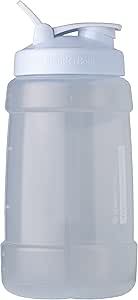 BlenderBottle Half Gallon Water Bottle, Koda Large Water Jug, 74-Oz, Arctic Blue, 2.2-Liter