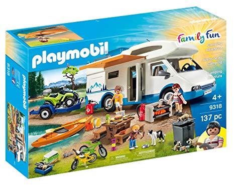 PLAYMOBIL® Camping Mega Set Toy, Multicolor