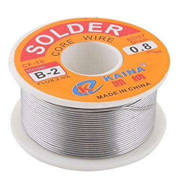 63/37 Tin/Lead 0.8mm Rosin Flux Core Solder Wire Reel
