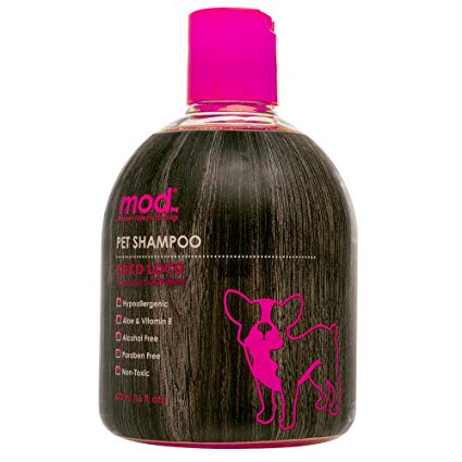 MOD Pet Shampoo - for Dogs & Cats - Hypoallergenic w/Aloe & Vitamin E - Conditions & Deodorizes - Provides Relief from Itchy Dry Skin & Nourishes Coat