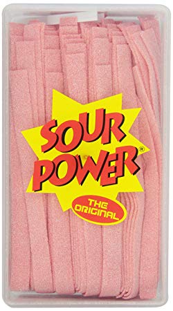 Sour Power Candy Belts, Pink Lemonade, 42.3 Ounce