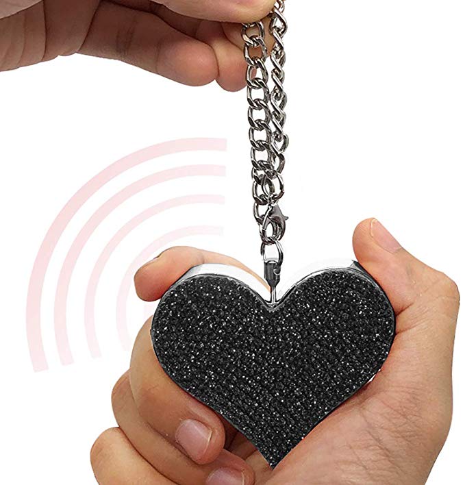 Guard Dog Security Heartbeat Keychain Alarm for Women, 130dB Siren, Personal Defense Alarm