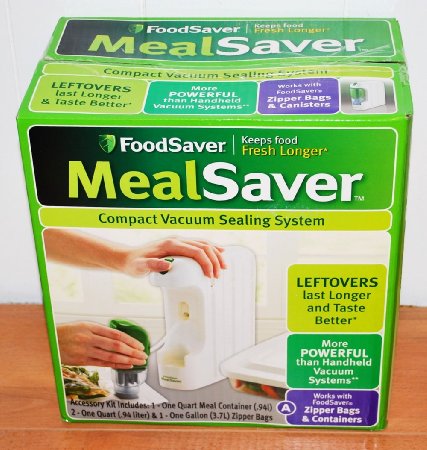 FoodSaver MealSaver Compact Vacuum Sealing System