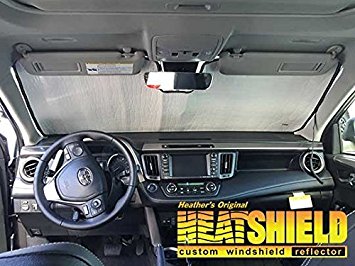 Sunshade for 2016 2017 2018 Toyota RAV4 RAV4 Hyb w/Windshield-Mounted Sens Windshield Custom-fit Sunshade #1650