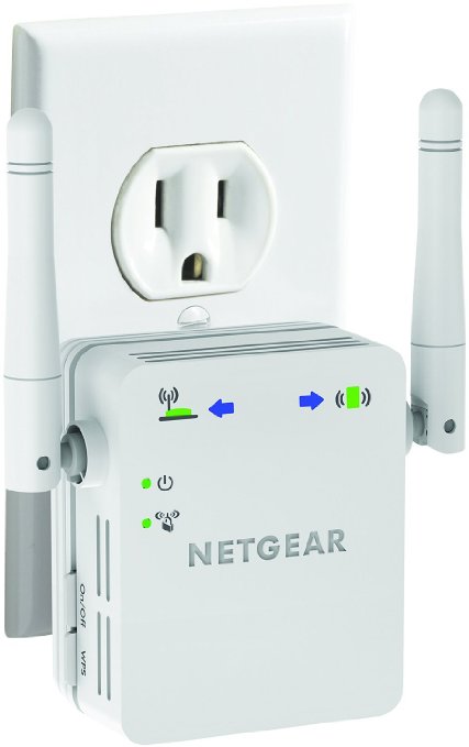 NETGEAR N300 Wi-Fi Range Extender - Wall Plug Version (WN3000RP) (Certified Refurbished)