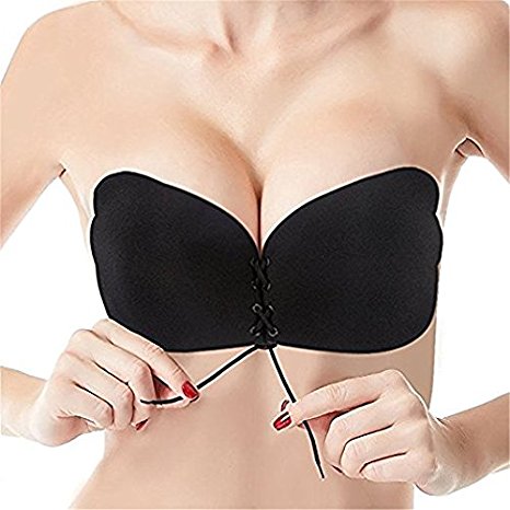 Self Adhesive Bra, RURING Silicone Invisible Push-up Bras