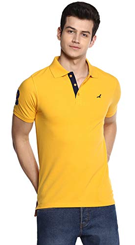 AMERICAN CREW Men's Polo Collar Half Sleeve T-Shirt