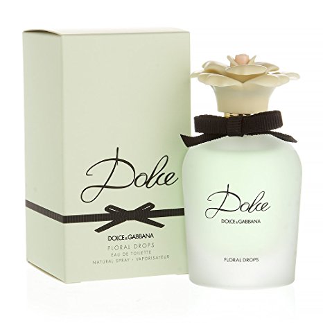 DOLCE GABBANA Floral Drops Eau de Toilette Spray for Women, 2.5 Fluid Ounce