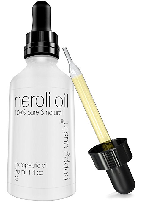 Neroli Essential Oil (Citrus Aurantium) - HUGE 1 oz Bottle - 100% Pure, Organic, Undiluted and Therapeutic Grade Neroli Oil by Poppy Austin®