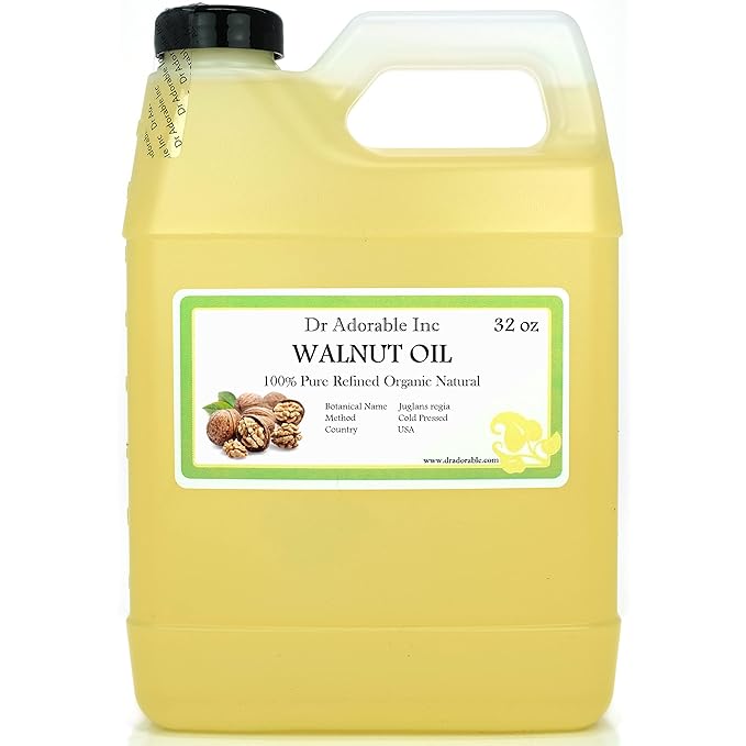 Dr Adorable - 32 oz - Walnut Oil - 100% Pure Natural Premium Organic Cold Pressed