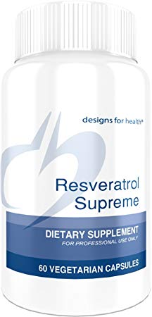 Designs for Health - Resveratrol Supreme - 200mg Trans Resveratrol   Quercetin, 60 Capsules