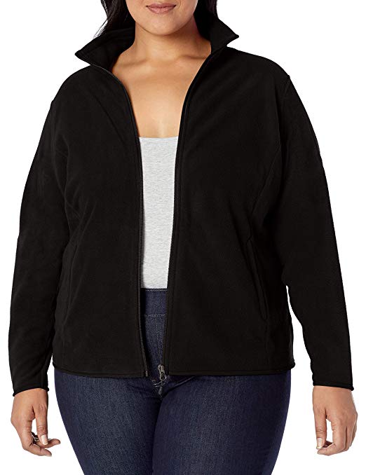 Amazon Essentials Women's Plus Size Full-Zip Polar Fleece Jacket