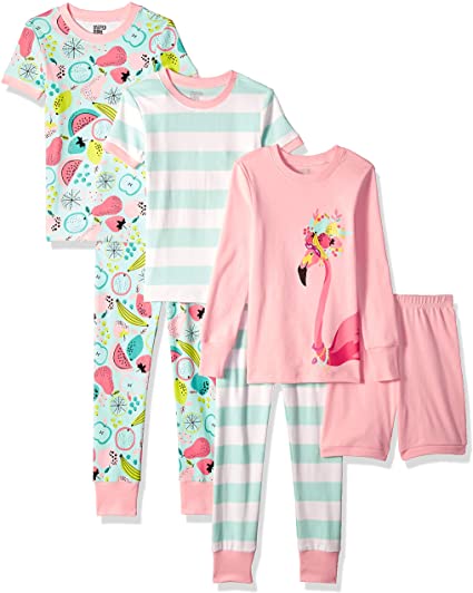 Spotted Zebra Kids' Snug-fit Cotton Pajamas Sleepwear Sets