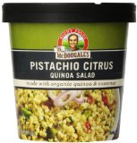 Dr McDougalls Right Foods Pistachio Citrus Quinoa Salad Made with Organic Quinoa and Couscous 23 Ounce Pack of 6