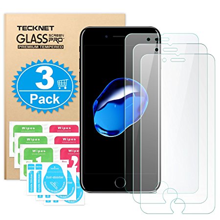 iPhone X Screen Protector, TeckNet [3 Pack] 3D Touch Compatible Tempered Glass Screen Protector - Lifetime Warranty - For iPhone X With 9H Hardness and 96% Transparency