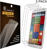 Mr Shield For Motorola Moto X 2nd Generation Premium Clear Screen Protector 3-PACK with Lifetime Replacement Warranty