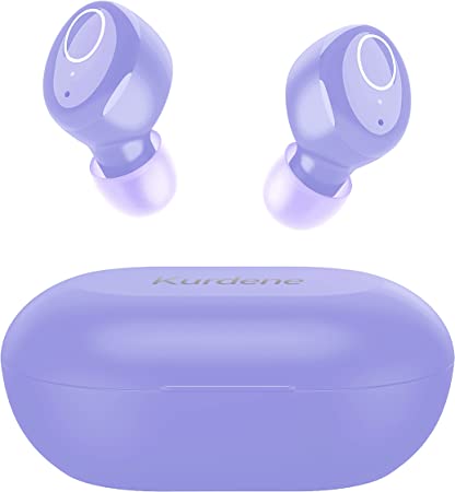 Bluetooth Wireless Earbuds,Kurdene S8 Deep Bass Sound 38H Playtime IPX8 Waterproof Earphones Call Clear with Microphone in-Ear Bluetooth Headphones Comfortable for iPhone, Android