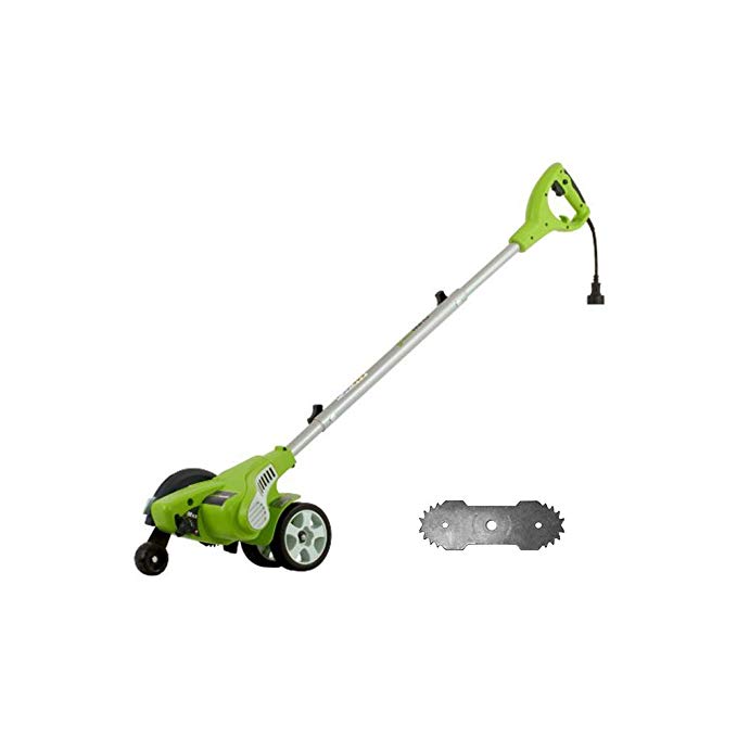 Greenworks 12 Amp Corded Edger with Extra Blade 27032