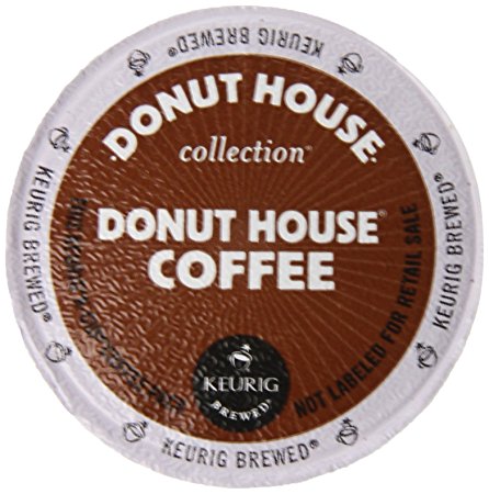 Donut House Coffee, K-Cup Portion Pack for Keurig K-Cup Brewers, Light Roast 12-Count