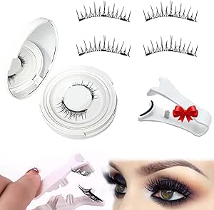 Siare Magnetic Lashes,Lumentes Magnetic Lashes, Koleen Made Magnetic Eyelash,Dalarey Magnetic Lashes, Reusable Magnetic Eyelashes Natural Look (Fuller)