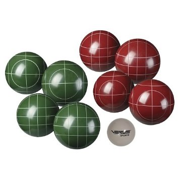 Verus Sports Expert Bocce Ball Set with Easy Carry Nylon Case (9-Piece)