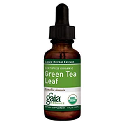 Gaia Herbs, Green Tea Organic, 1 Fl Oz