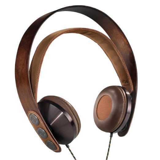 House of Marley EM-FH003-HA Exodus On-Ear Headphones with Integrated Microphone and Three-Button Remote (Discontinued by Manufacturer)