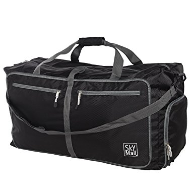 Foldable Sports Gym Bag Travel Duffle Bag Lightweight Weekend Bag for Men, Women, Girls, Boys, Water Resistant Nylon