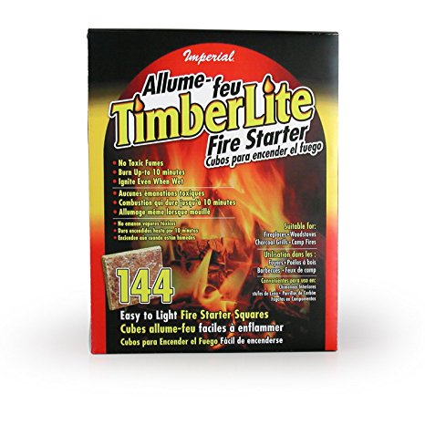 Imperial Timberlite Fire Starter, 144 Squares, KK0313