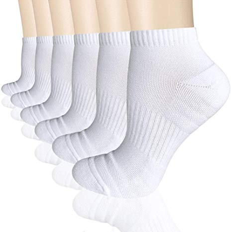 AKOENY Women's Performance Cushion Athletic Running Socks (6 Pack)