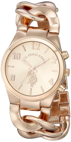 Womens USC40070 Rose Gold-Tone Watch with Link Bracelet