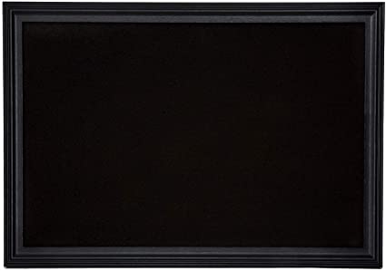 Black Cork Board with Wooden Black Frame 30x20"