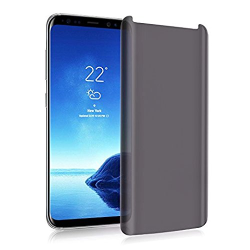 Samsung Galaxy S9 Plus Screen Protector Privacy Temered Glass,Caerrn - [Anti Glare] HD Privacy Protective Glass Screen Protector Film For Galaxy S9 Plus - Anti Spy, Anti-Scratch, Bubble Free