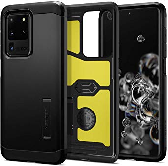 Spigen Tough Armor Designed for Samsung Galaxy S20 Ultra Case (2020) - Black