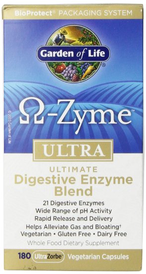 Garden of Life OmegaZyme ULTRA, 180 Capsules