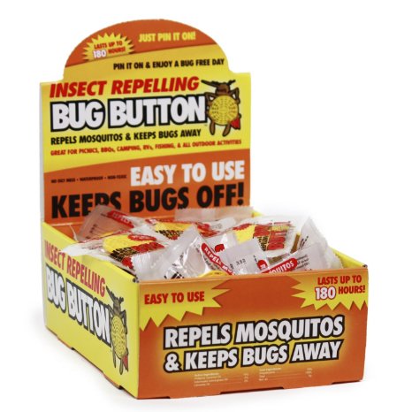 Evergreen Research CD11060 Insect Repelling BugButton, (10 Pack)