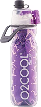 O2COOL Classic Insulated Elite Water Bottle, Purple