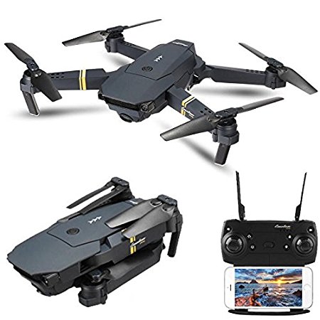 Cooligg Drone For Beginners S168 2MP 720P WIFI FPV Foldable Arm Selfie Drone 2.4G 4CH RC Quadcopter