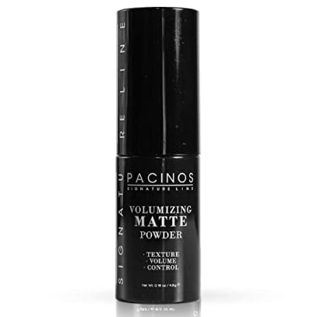 Pacinos Matte Texturizing Hair Powder - Volumizing Powder Adds Texture, Volume, Control & Absorbs Excess Oil for a Natural Finish - Styling Texture Powder for All Hair Types, 0.16oz (4.5g)