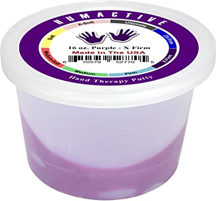 Hand Therapy Putty - Physcial, Occupational Therapy, and Strength Training - 16 oz, X-Firm