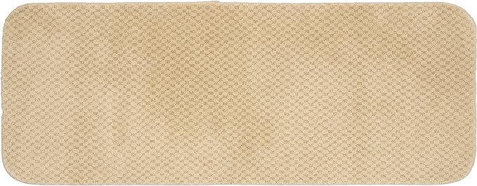 Garland Rug Cabernet Runner Nylon Washable Rug, 22-Inch by 60-Inch, Linen