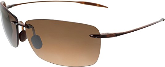 Mens Maui Jim Lighthouse Polarized Sunglasses (Rootbeer Frame/Hcl Bronze Lens)