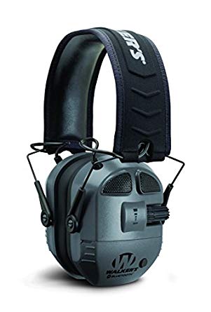 GSM Outdoors GWP-XPMQ-BT Walkers Game Ear Ultimate Quad Analog Muff with Blue Tooth