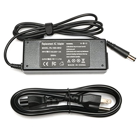 Reparo 90W Charger Adpater Power Supply for HP Probook 4310s 4425s 4430s 5310m 5330m 6360b 6445b 6450b; HP ProBook 215 255 340 430 440 450 455 640 645 650 655 G1; HP EliteBook Revolve 810 820 850 G1
