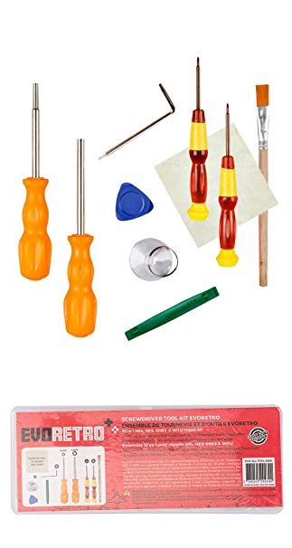 Triwing Professional Screwdriver Repair Kit for Nintendo/Wii/NES/SNES/N64/DS Lite/GBA/Gamecube by EVORETRO