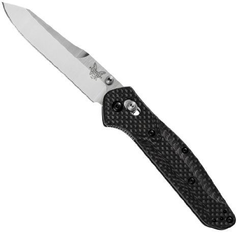 Benchmade 940-1 Osborne-Plain Edge/Satin Finish CPM-S90V Blade/Carbon Fiber Handle Scales