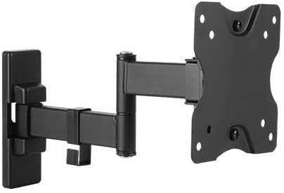 Mount World 1060 Black 15" to 27" Wall Mount for LCD Monitor Flat Screen TV with Swing Arm