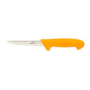 UltraSource Boning Knife, 6" Straight Narrow/Stiff Blade, Polypropylene Handle